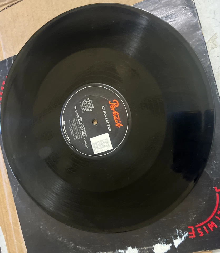 Cyndi Lauper Goonies R Good enough 12" 2 mixes Vinyl Single Foto 4 de 4
