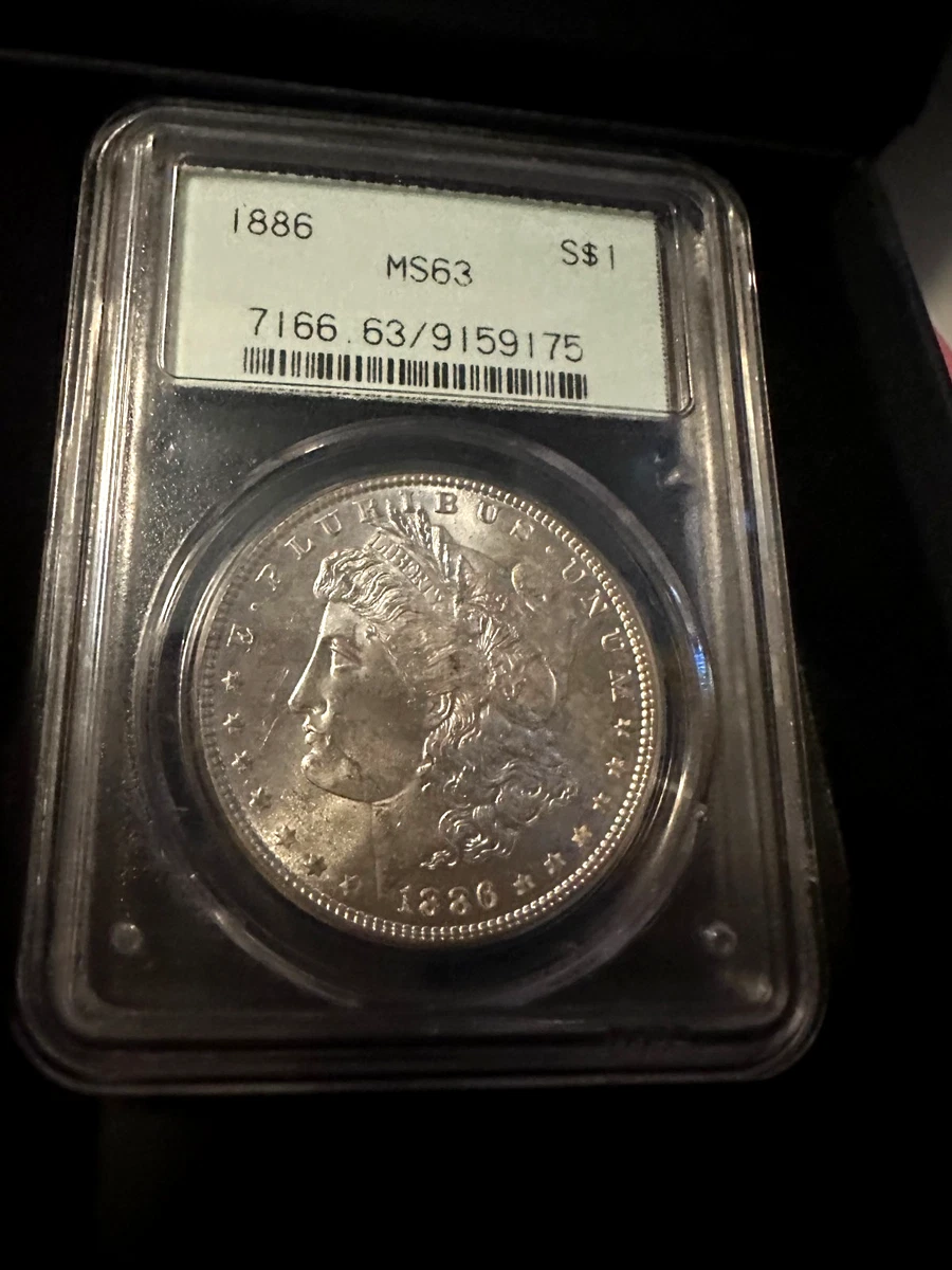 MS 63 Graded 1886 Year Morgan US Dollars (1878-1921) for sale | eBay