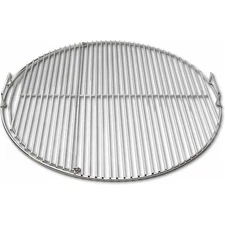 Hinged Stainless Steel Charcoal Grill Grate 304 22 Inch Large Opening for 2-Zone