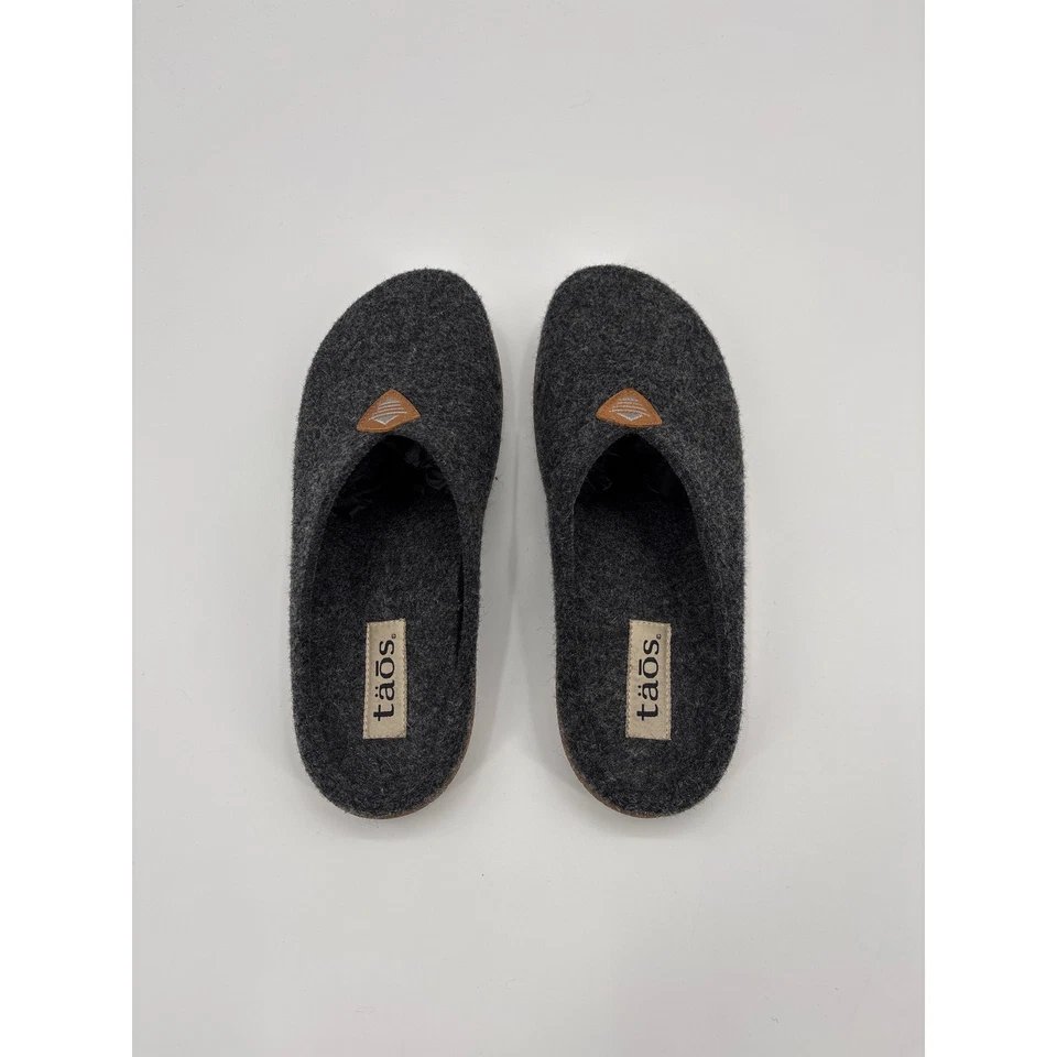 Zapatillas zuecos sin cordones para mujer Taos My Sweet de lana carbón talla 41 10-10,5 Foto 3 de 4