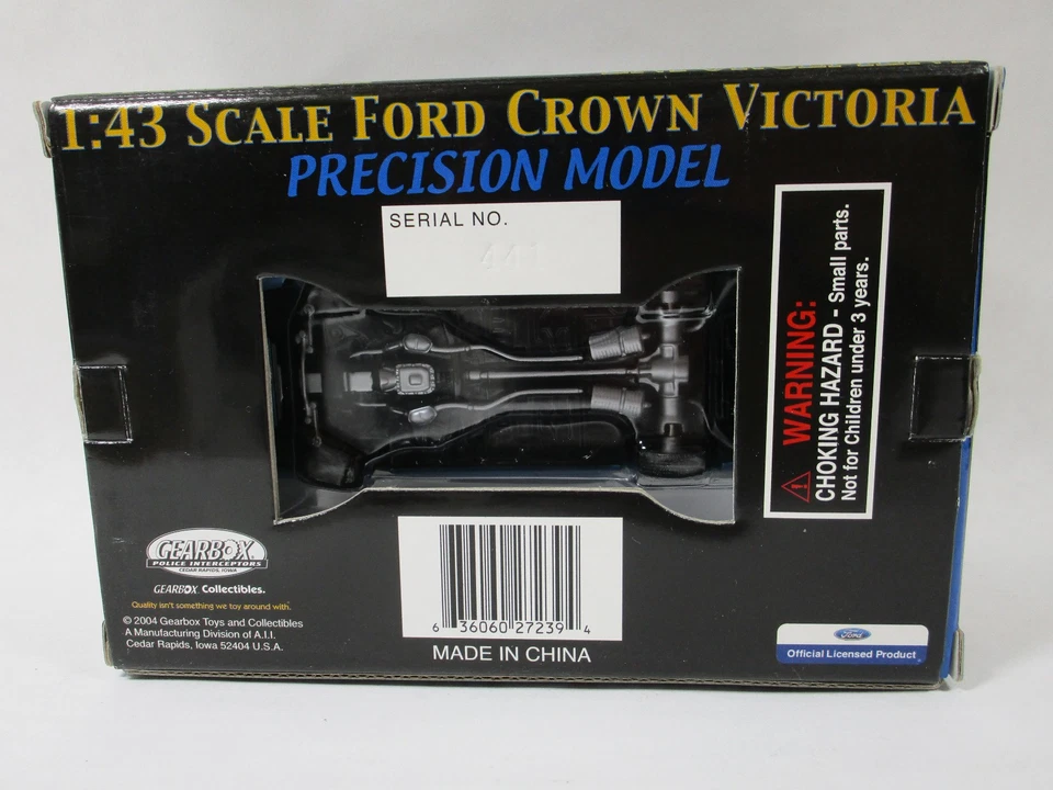 Gearbox Ford Crown Vic Diecast 1:43 Scale Iowa Commercial Vehicle Enforcement - Image 4 of 4