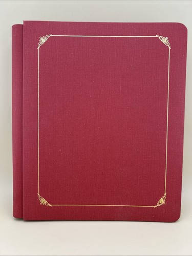Creative Memories Maroon Album 8x10 with Pages scrapbook