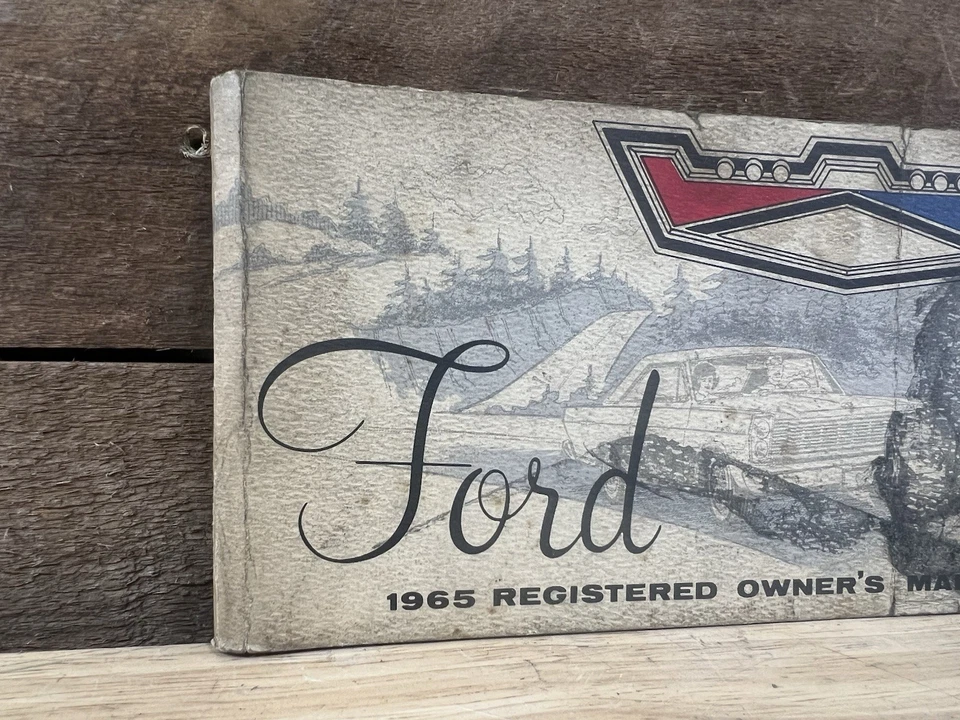 Ford Galaxie 500 Tudor 1965 vintage techo rígido manual del propietario registrado  Foto 3 de 4