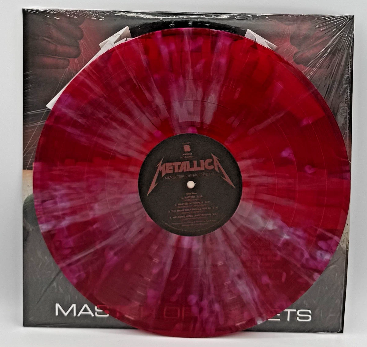 Metallica - Master Of Puppets (Vegas Pop-Up Shop Red Splatter Exclusive Vinyl)