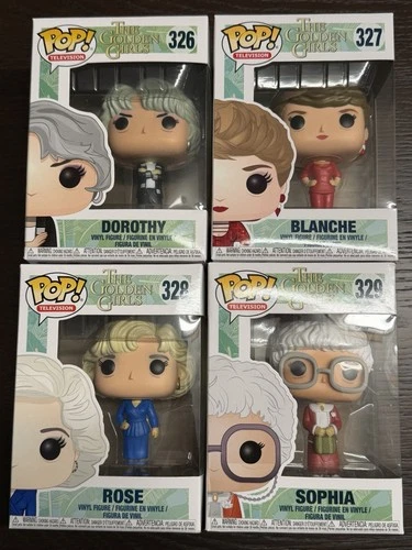 Funko POP! Golden Girls Collectors Set Television Vinyl Figures 326 327 328 329
