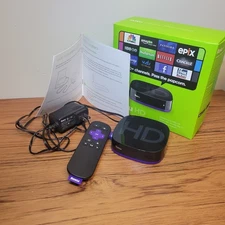 Roku 2500R – HD Streaming Player  2nd Generation Complete in Original Box