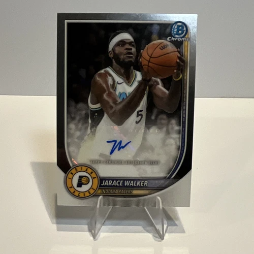 Topps 2025-26 Bowman Chrome Autographs Jarace Walker #BCA-JK Auto Pacers