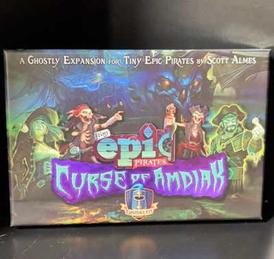 Gamelyn Games Tiny Epic Pirates Curse of Amdiak Expansion Pack 14+ 2021 TEPCoA01