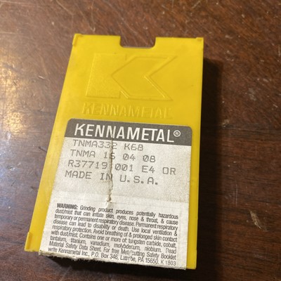 KENNAMETAL TNMA332 K68 16 03 08   QUANTITY 8 CARBIDE INSERTS (B44)