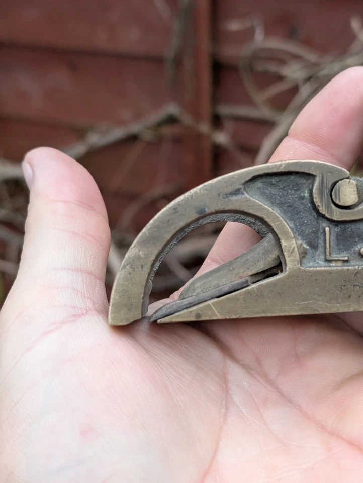 Vintage L.S.D.A Brass Bullnose Plane Carpentry Plane Planer - Image 2 of 4