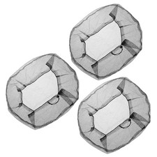 3Pcs Mesh Fan Dust Cover 25.6 Inch Dustproof Protector Electric Fan Net Black