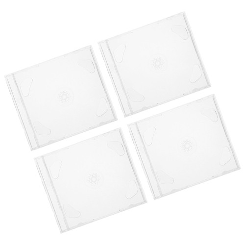 4 Stück Disc-Schutzboxen, Standard-DVD-Hülle, tragbare CD-Aufbewahrungsbox, - Afbeelding 8 van 12