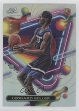 2023-24 Topps Cosmic Chrome Refractor Leonard Miller #180 Rookie RC
