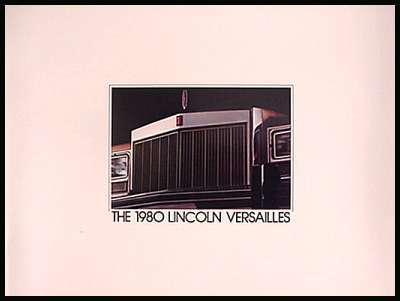 1980 Lincoln Versailles Prestige Brochure Original MINT 80 - Picture 1 of 1