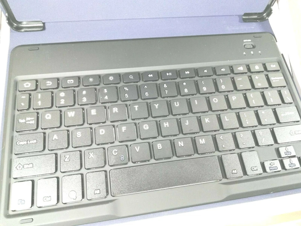 IVSO Wireless Keyboard Folding Case For Samsung Galaxy Tab SSE, Dark Blue - Image 2 of 4