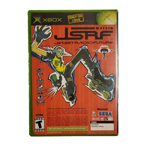 JSRF Jet Set Radio Future & Sega GT 2002 Original Microsoft Xbox