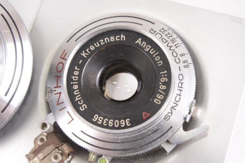 Linhoff Techinca III Outfit w/ 3 lenses 6x9 back, Universal Finder #DV-RC35157 - Picture 9 of 24