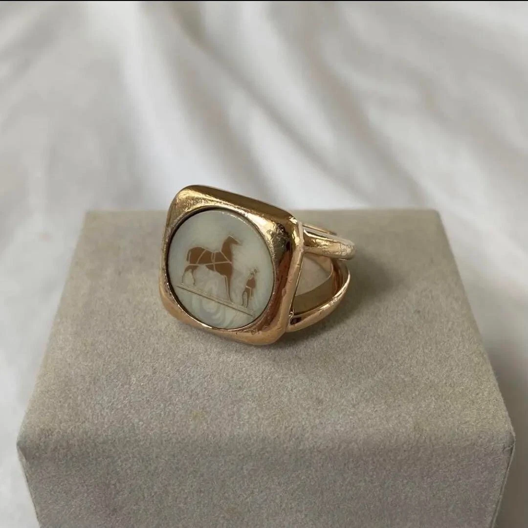 Hermes on sale corozo ring