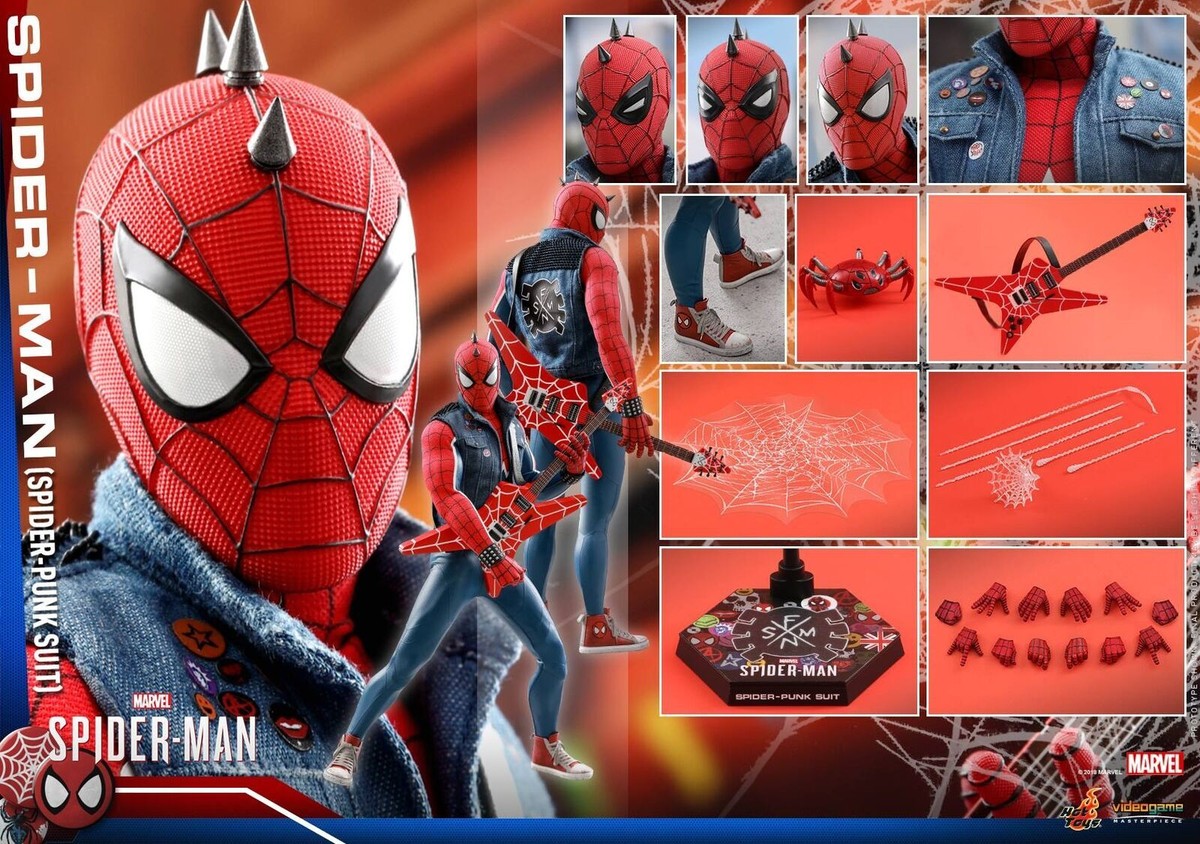 New Hot Toys VGM32 Marvel's Spider-Man (Spider-Punk Suit) 1 New Hot Toys VGM32 Marvel's Spider-Man (Spider-Punk Suit) 1