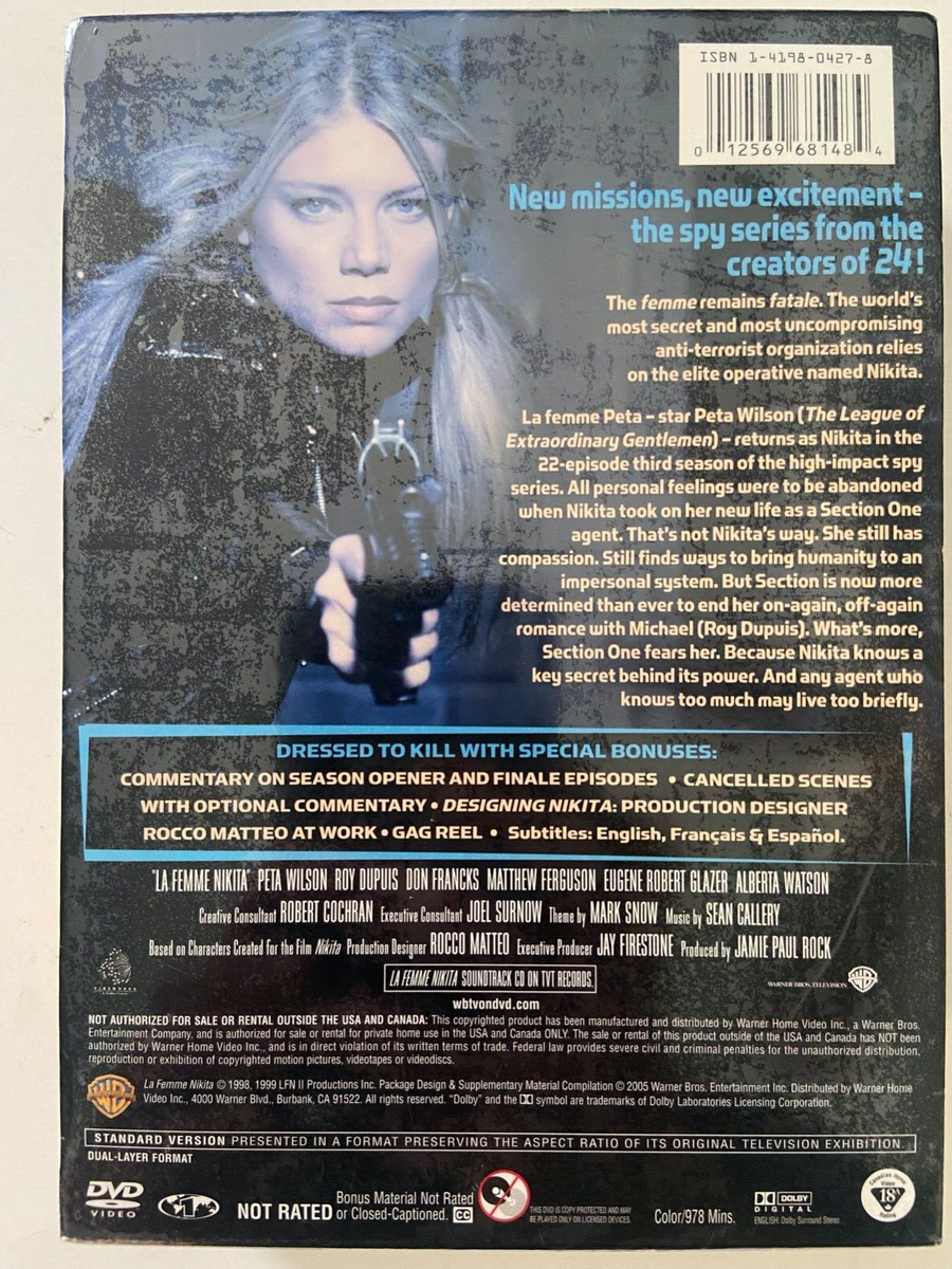 La Femme Nikita - The Complete Third Season (DVD, 2005, 6-Disc Set
