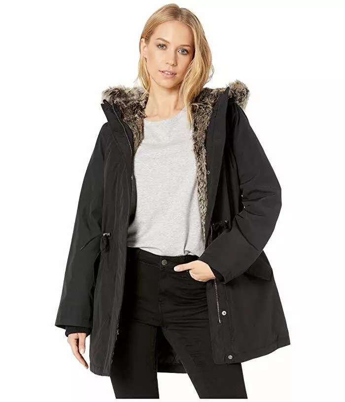 Levi's faux shearling lined hooded parka new arrivals