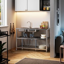 Commercial Kitchen Equipment Stainless Steel Sinks Camping Kitchen Wash Basin