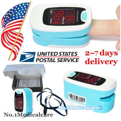 SpO2 Finger tip Pulse Oximeter Blood Oxygen meter Heart Rate LED Patient Monitor