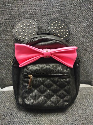 Disney Olivia Miller Purse Mickey Minnie Mouse Ears Backpack Bag Brand New Mint