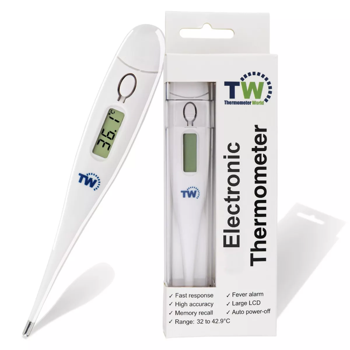 Temperature Thermometer for Adults Children Oral Under Arm