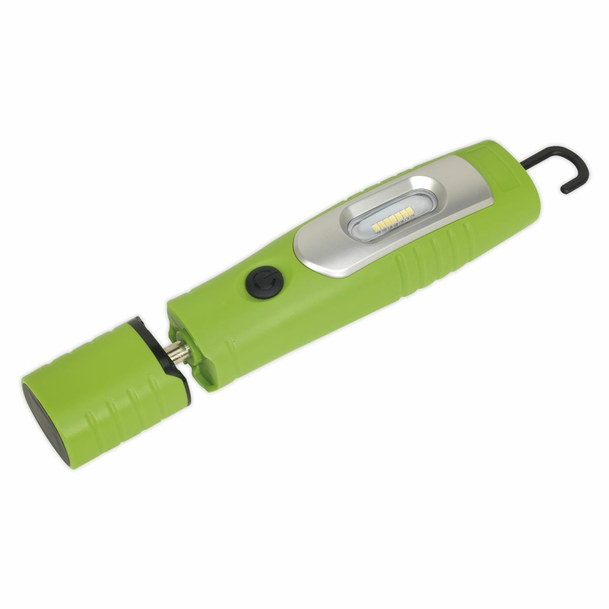 Sealey LED3602G Rechargeable 360� Inspection Lamp 7 SMD + 3W LED Green Lithium-i Sprzedaż ograniczona, 2022