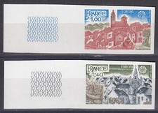 FRANCE : 1977 - EUROPA N° 1928/1929 NON DENTELES NEUFS ** LUXE SANS CHARNIERE
