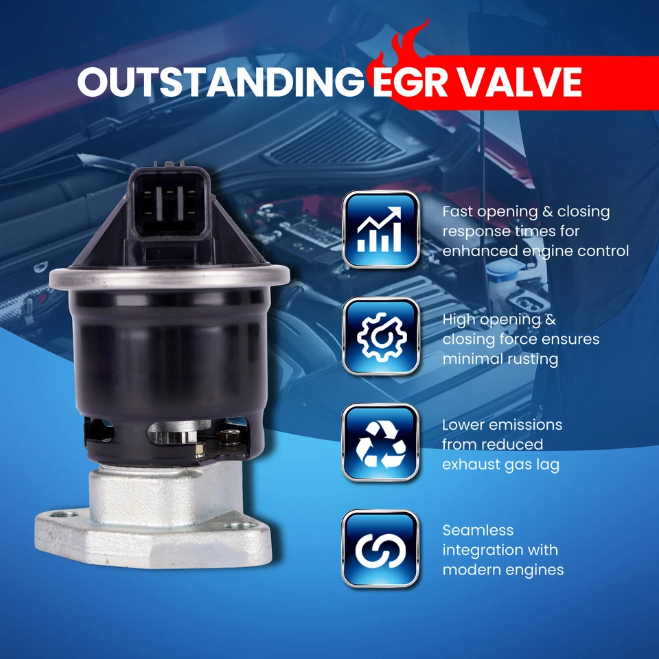 EGR Valve for Acura TL MDX RL CL Honda Odyssey Accord Pilot Ridgeline Saturn Vue - Image 3 of 4