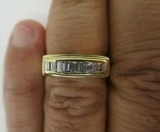 14K Gold Diamond Wedding Band Dia 1/2 Carat F-SI1/VS2  5.90 Grams Value 4,500