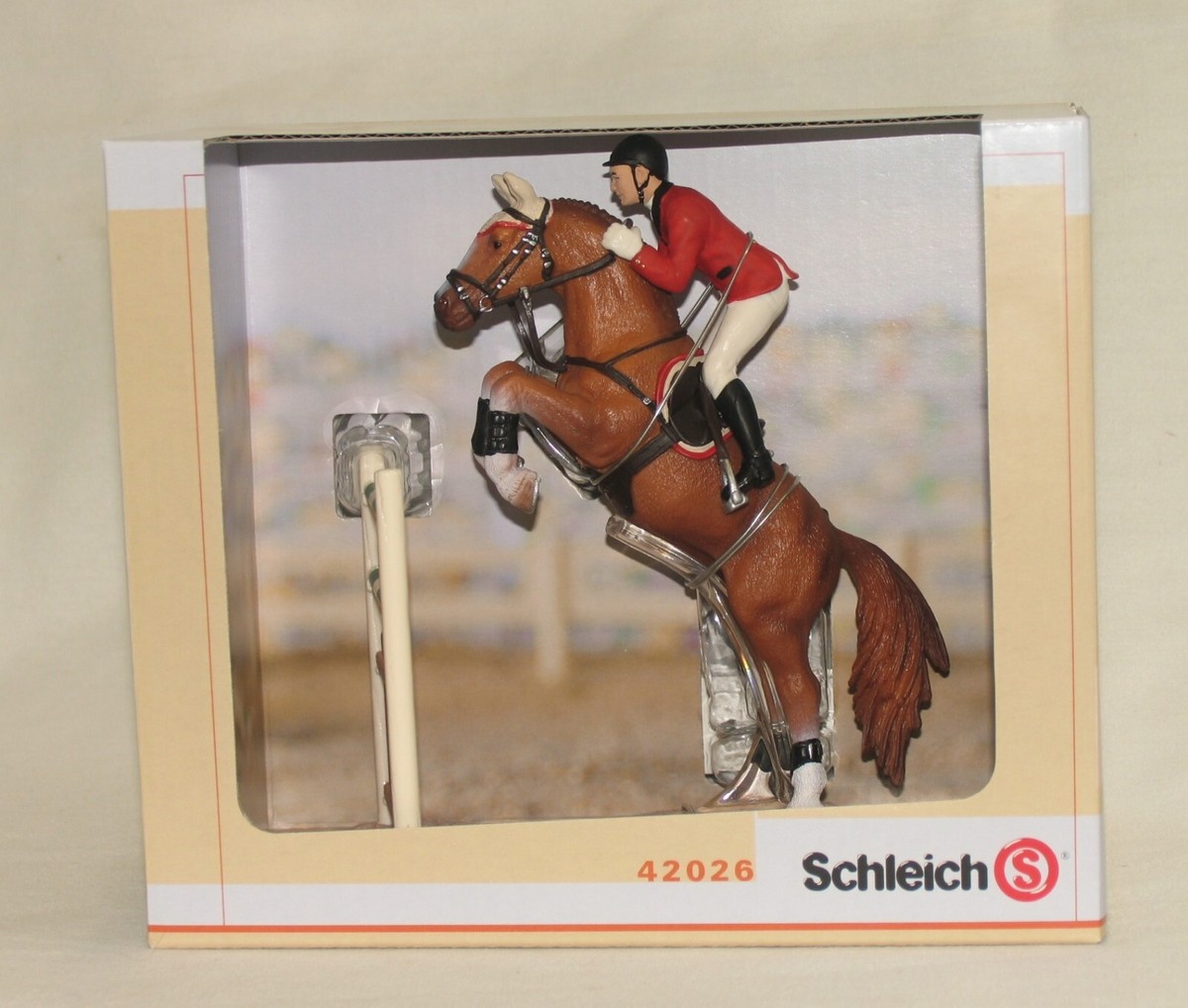 Schleich horse english jumping jumper rider Action Figure Toy | eBay