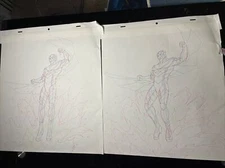 Marvel animation cels Production Art Marvel Comics AVENGERS ASSEMBLE FALCON  AA9