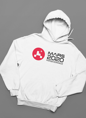 Mars 2020 Hoodie Nasa Perseverance Hooded Sweatshirt
