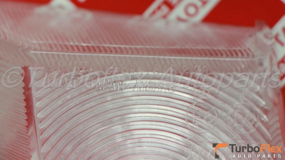 Juego de 2 cubiertas de lente de luz de estacionamiento en esquina delantera Toyota Celica 1971-1975 RA21 RA22 Foto 4 de 4