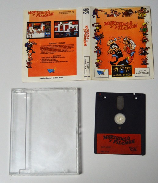 MORTADELO Y FILEMON (AMSTRAD DISCO) (DRO SOFT). 1988 ED. ESPAÑOLA.