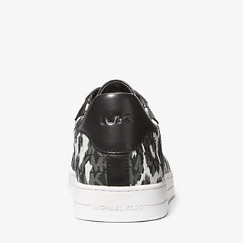 Zapatos Michael Kors Hombre. Us 10,KEATING CORDONES, CHEETAH MK SIG/CUERO. Aluminio Foto 4 de 4