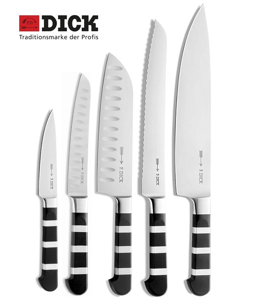 F. Dick Koch Messer Set 1905 (Brot-, Koch-, Universal- U Officemesser, Santoku)-image