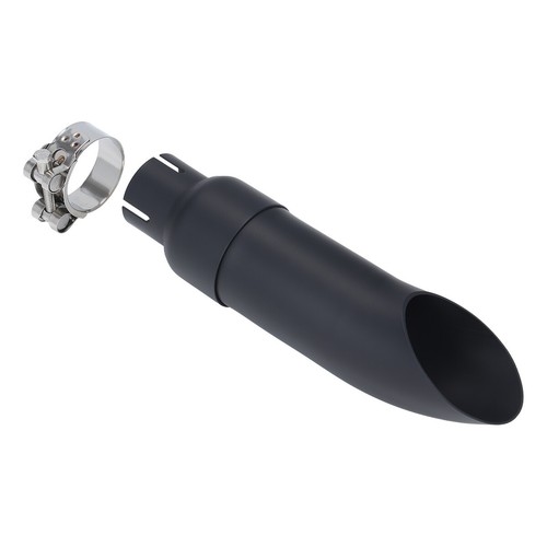 Shorty Exhaust Short Muffler Tip Black For Honda Rebel CMX300 CMX500 2017-2024 - Picture 9 of 12