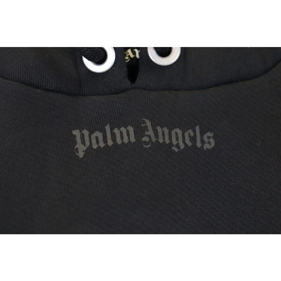 Felpa con cappuccio Palm Angels Classic Logo Over colore nero nuova con etichetta small