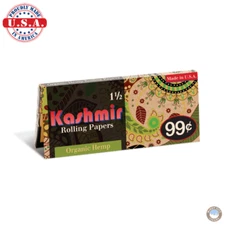 1 1/2 Organic Rolling Papers Kashmir Buy 4@Only $1.18/Pack *FREE USA Shipping*!