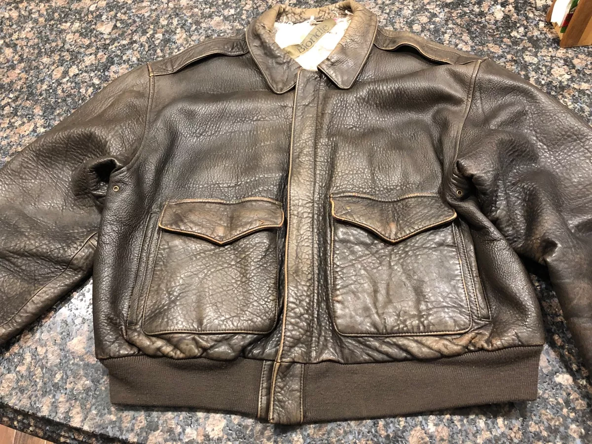 Ebay vintage top leather jacket