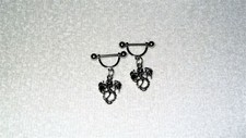 Dragon Nipple Ring Body Jewelry Barbell Sold as Pair Stainless Sexy Dance