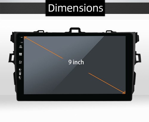 For Toyota Corolla 2006-2013 Android 14 Car Stereo Radio DSP CarPlay Navi 4+64GB - Picture 17 of 18