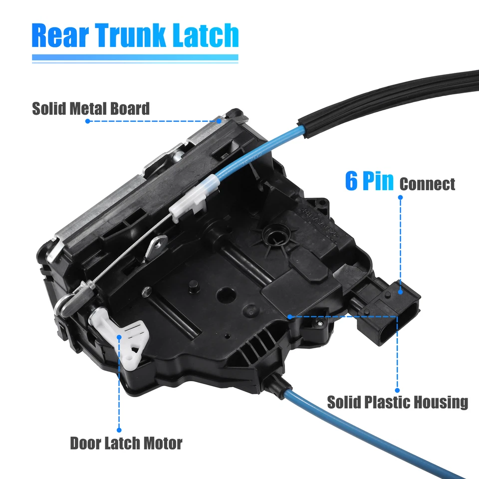 Actuador de bloqueo de puerta de carga lateral trasera Ram ProMaster 1500 2500 3500 2014-2022 Foto 4 de 4