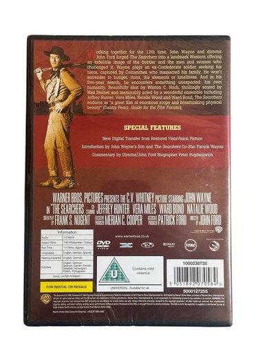 The Searchers DVD John Wayne - Brand New & Sealed (N13) - Picture 2 of 3