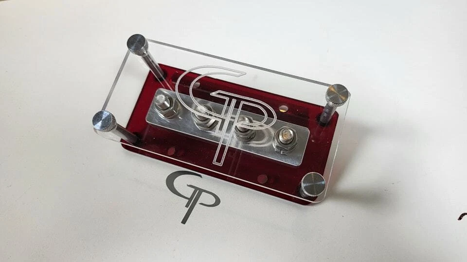 GP 4 Spot Universal Distribution Block Car Audio wire 2/0 1/0 awg gauge red clea - Image 3 of 4