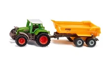 Siku 1605  Fendt Tractor with Krampe Dump Truck  Toy Tractor  Met from JP